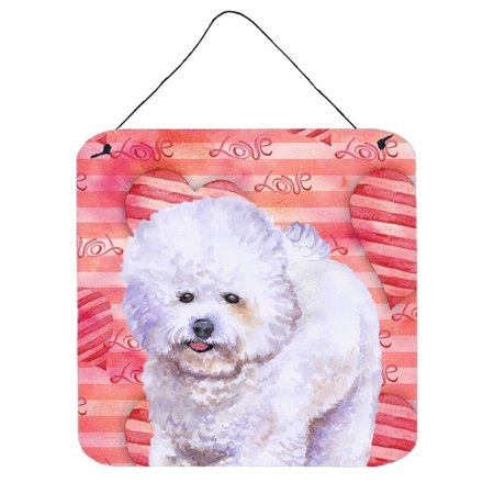 MICASA Bichon Frise Love Wall or Door Hanging Prints MI628367